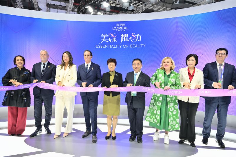 11月6日，歐萊雅集團多項新合作、新成果的發布