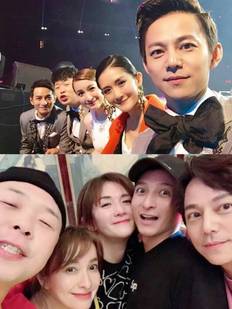 網(wǎng)友說快樂家族共用一張臉 杜海濤P圖回應(yīng)：一句話一輩子一生情一張臉