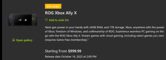 XBOX掌機發售 斯賓塞吃了1000美元的回旋鏢！