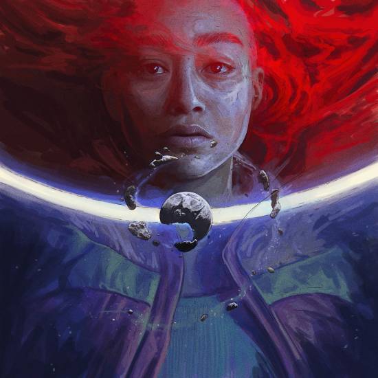 頑皮狗尼爾發(fā)新作《星際：異端先知》插畫：光頭女主與宇宙融為一體