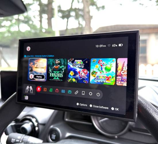 查到扣多少分？玩家將NS2卡在方向盤上